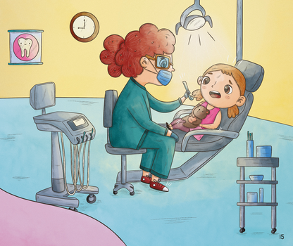 El cepillo de Pachy (fomentar cuidado dental)