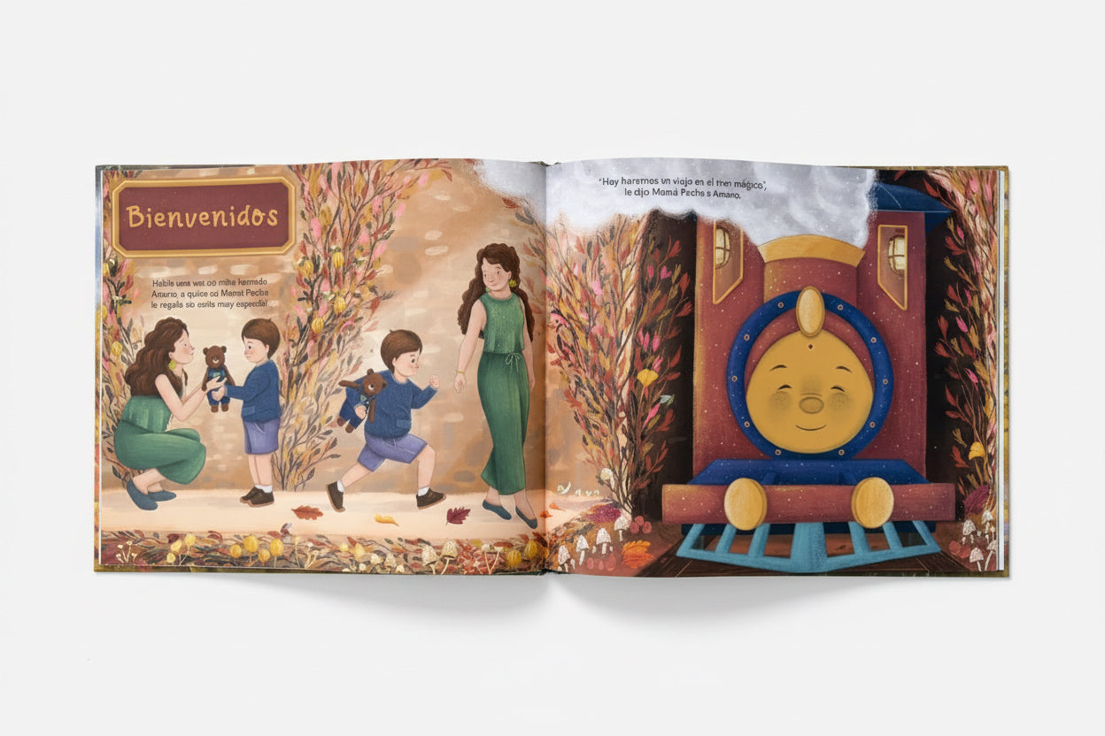 El tren mágico - Libro Reversible (autoconfianza, conciencia corporal y validación de las emociones) 1+