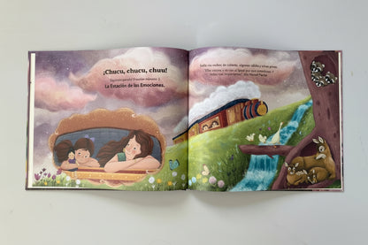 El tren mágico - Libro Reversible (autoconfianza, conciencia corporal y validación de las emociones) 1+