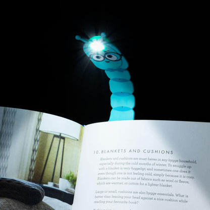 Lámpara Flexiligth de lectura - Oruga Turquesa