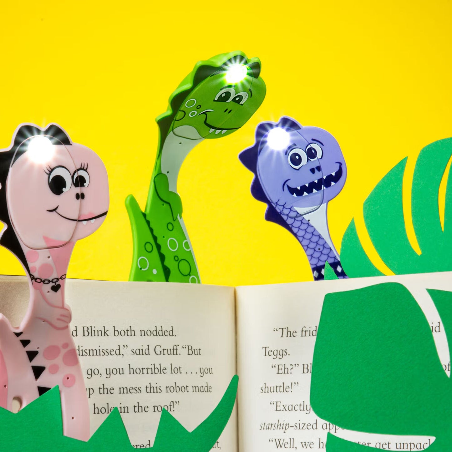 Lámpara Flexiligth de lectura - Dinosaurio Rosado