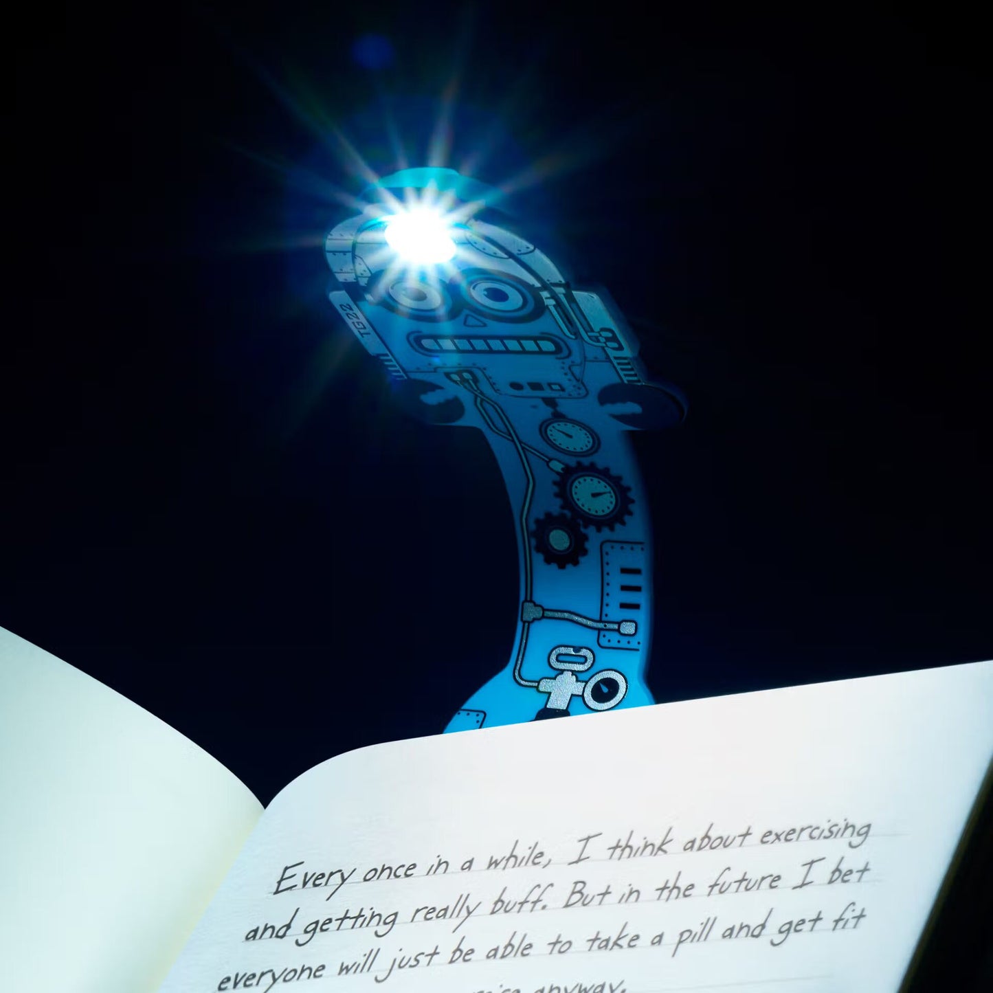Lámpara Flexiligth de lectura - Robot Azul