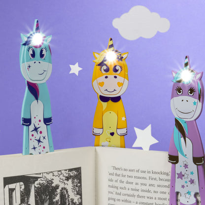 Lámpara Flexiligth de lectura - Unicornio Amarillo