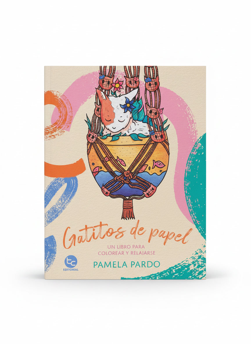 Gatitos De Papel (libro para colorear) 3 años +