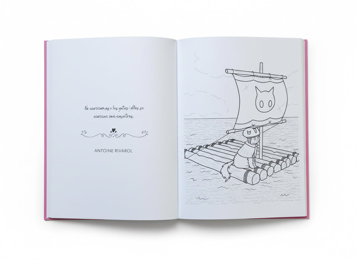 Gatitos De Papel (libro para colorear) 3 años +