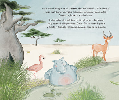 Hipopotamo Carlos (compartir, trabajar el egoísmo)