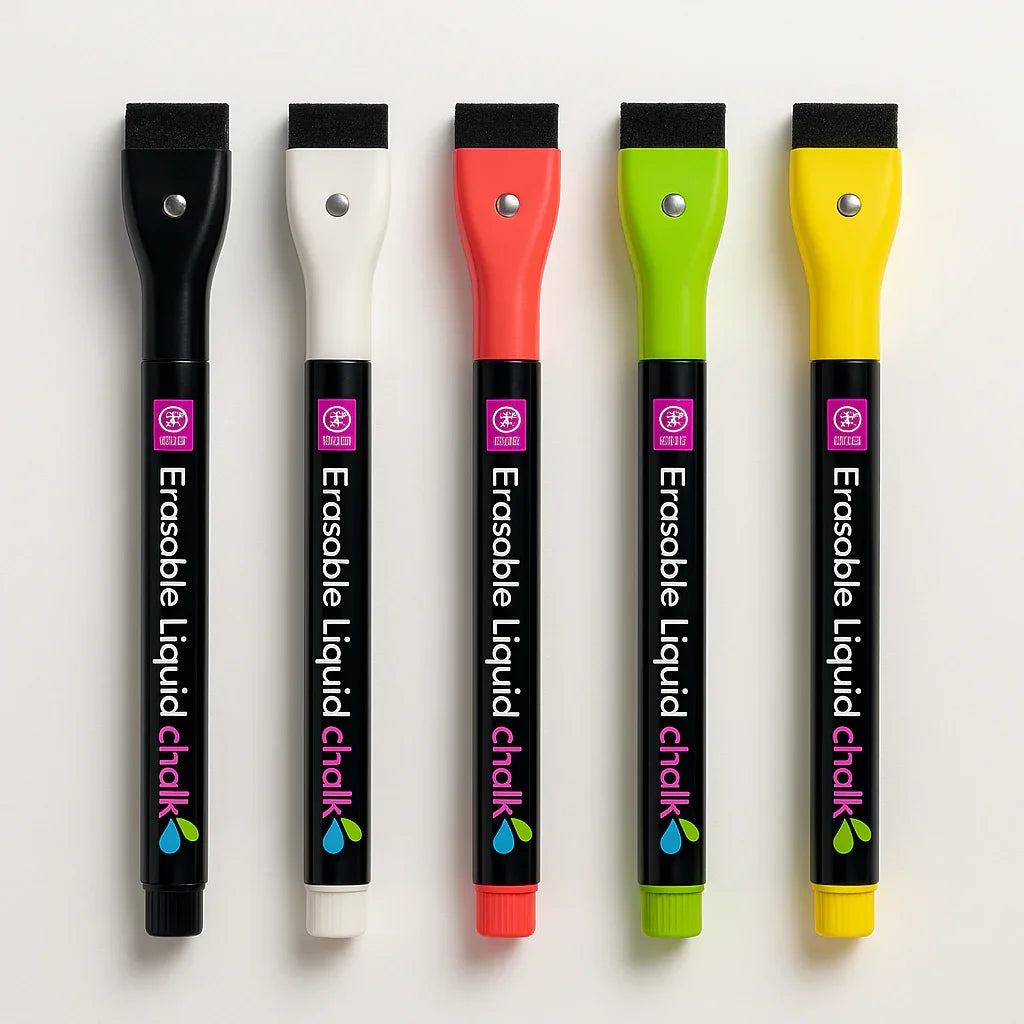 Pack x2 Unid. Calendario Acrílico Magnético Mes & Semana Español + 5 Lápices tiza líquida tipo A