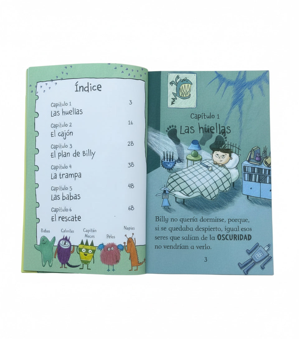 Billy y los mini monstruos "Los Monstruos de la oscuridad" 6+ (miedo a la oscuridad)