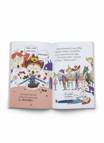 Pack X4 Serie Libros "Billy y los Mini Monstruos" 6 años + (superar preocupaciones y miedo)