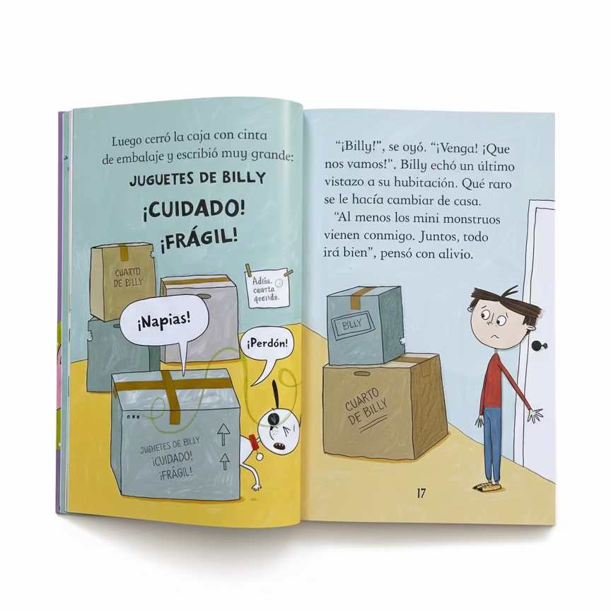 Billy y los mini monstruos "Los monstruos se mudan de casa" 6+ (cambio de casa)