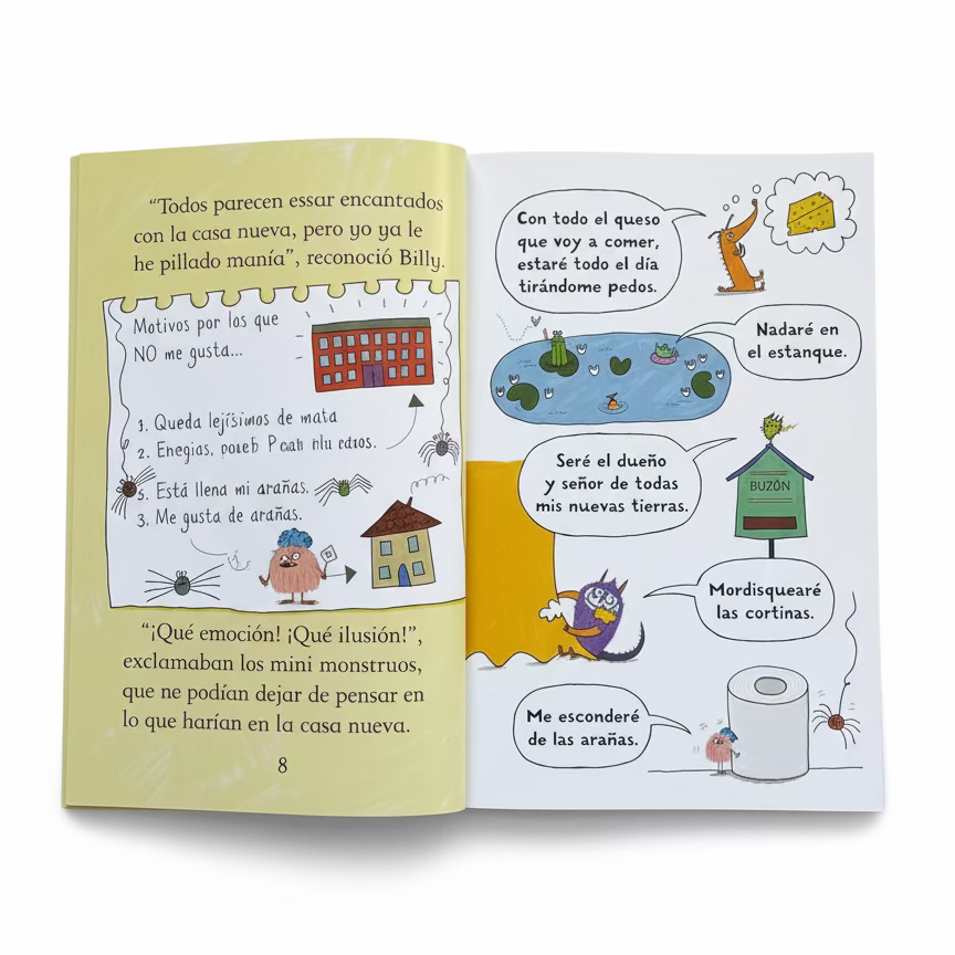 Billy y los mini monstruos "Los monstruos se mudan de casa" 6+ (cambio de casa)