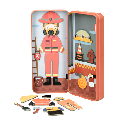 Caja Magnetica Viajes - Bombero. 3+