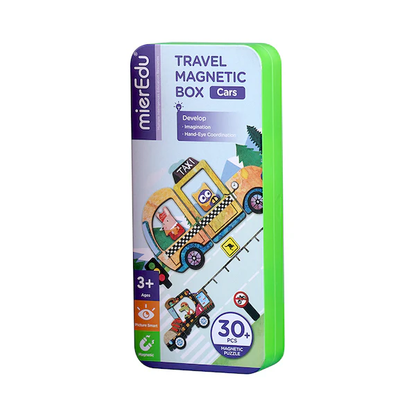 Caja Magnetica Viajes - Autos. 3+