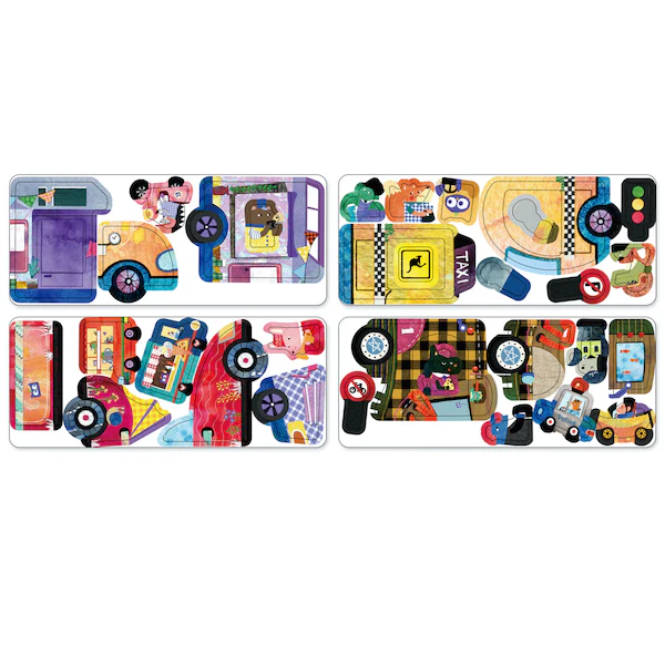 Caja Magnetica Viajes - Autos. 3+