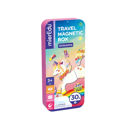 Caja Magnetica Viajes - Unicornios. 3+
