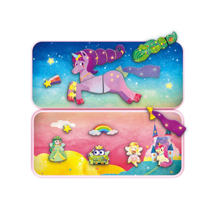 Caja Magnetica Viajes - Unicornios. 3+