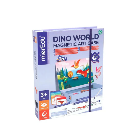 Juego y Arte Magnético - Mundo Dinosaurios. 3+