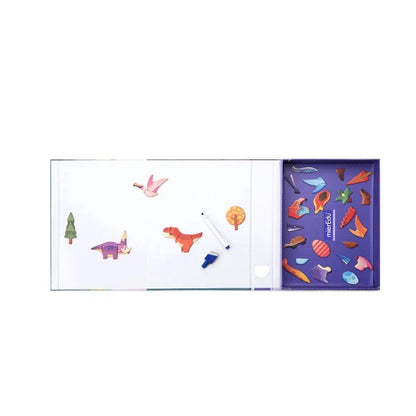 Juego y Arte Magnético - Mundo Dinosaurios. 3+