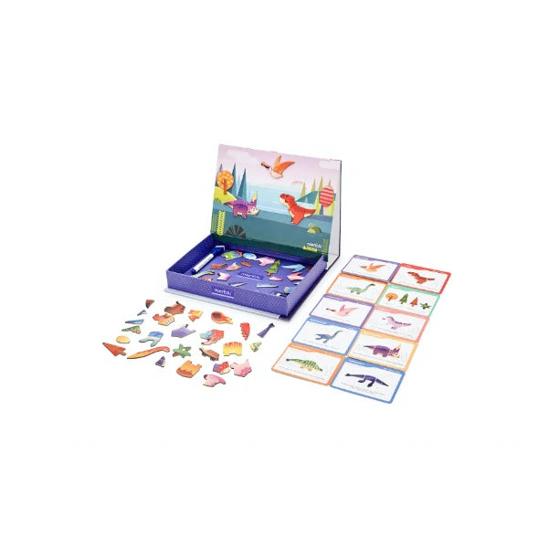 Juego y Arte Magnético - Mundo Dinosaurios. 3+