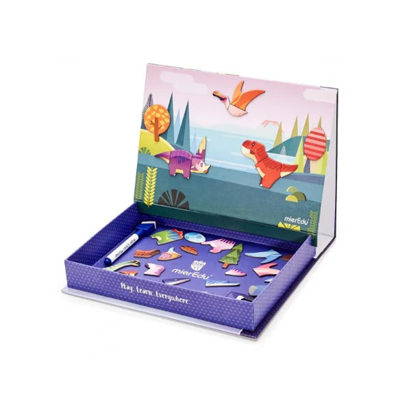 Juego y Arte Magnético - Mundo Dinosaurios. 3+