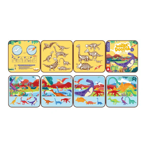 Cuentos para Pintar con Agua - Dinosaurios. 3+