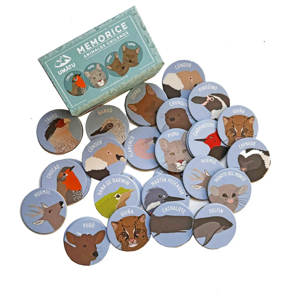 Memorice Animales Chilenos - Manabu