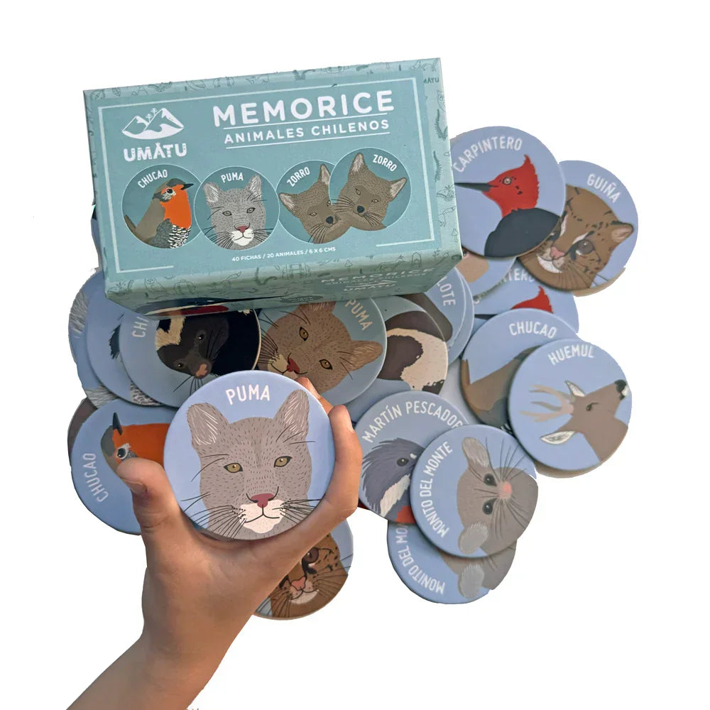 Memorice Animales Chilenos - Manabu