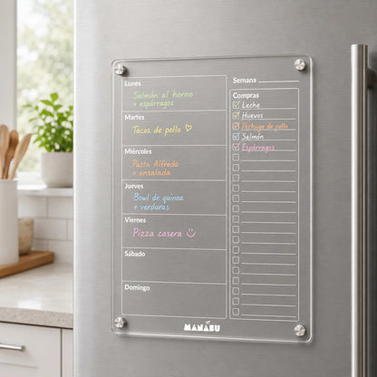 Pack x3: Calendario Mensual + Semanal + Menu