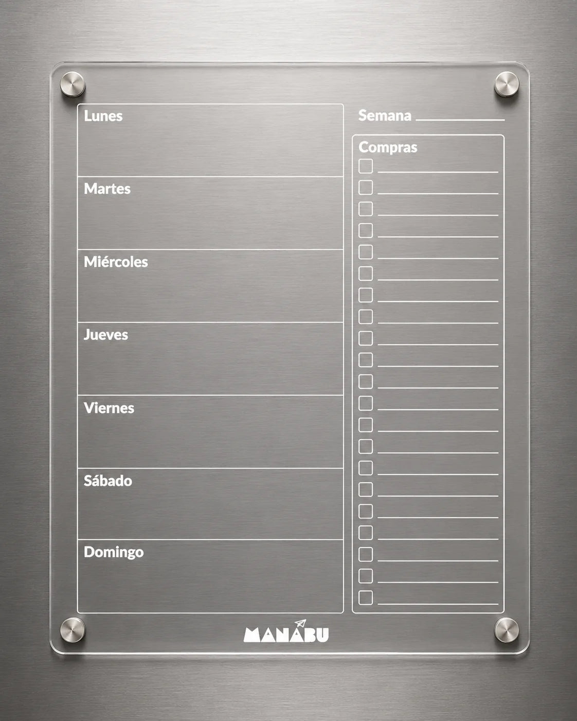 Pack x3: Calendario Mensual + Semanal + Menu