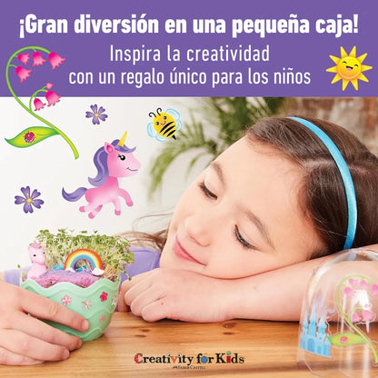 Kit Terrario Mini Garden - Unicornio - Manabu