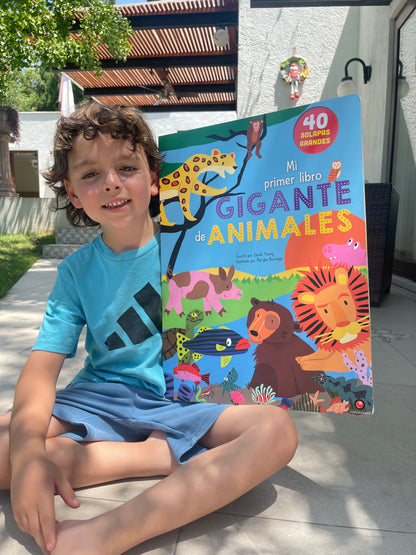Mi primer libro gigante de animales (animales, curiosidad, solapas).