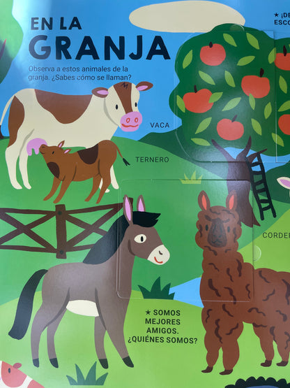 Mi primer libro gigante de animales (animales, curiosidad, solapas).