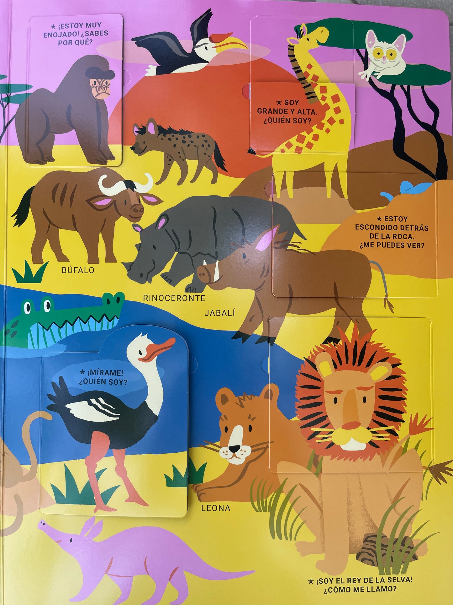 Mi primer libro gigante de animales (animales, curiosidad, solapas).