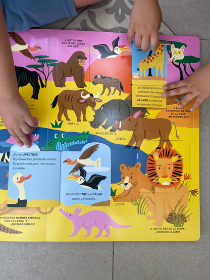 Mi primer libro gigante de animales (animales, curiosidad, solapas).