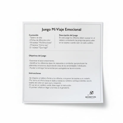 Mi viaje emocional (juego para reconocer las emociones)