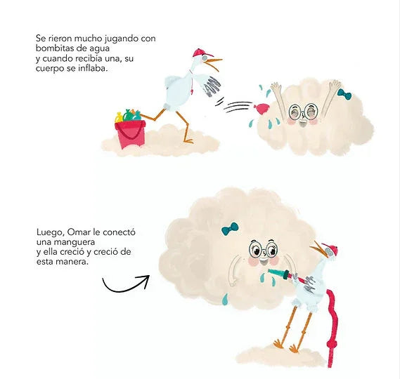 Nefi, la nube que quería hacer llover (esfuerzo y perseverancia) - Manabu