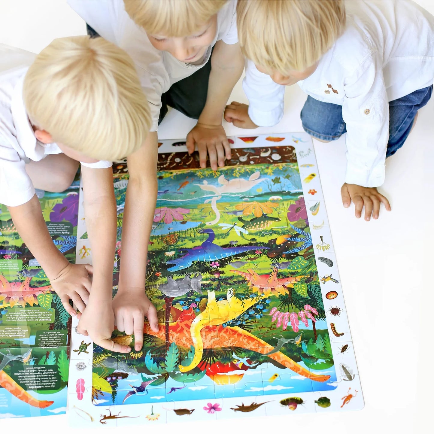 Pack 4 años +:  Puzzles Dinosaurios y Espacio