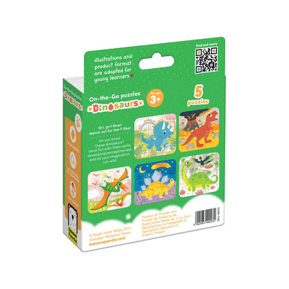 Pack 3 años +: Puzzles Autos y Dinosaurios