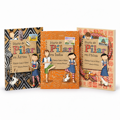 Pack x3 Diario de Pilar: Aventuras por el mundo