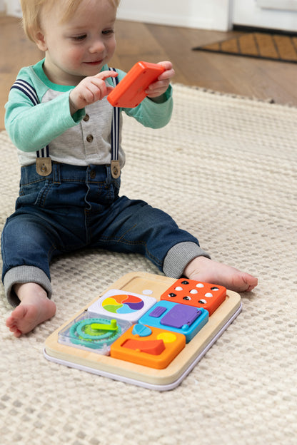 PlayTab Esencial™, tablero de actividades sensoriales modular 12m+