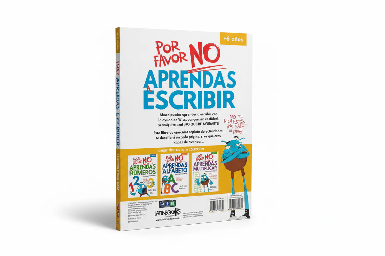 Por Favor no Aprendas - A Escribir & Multiplicar 6+ años