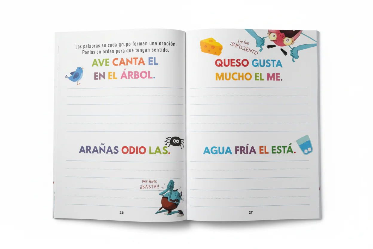 Por Favor no Aprendas - A Escribir & Multiplicar 6+ años