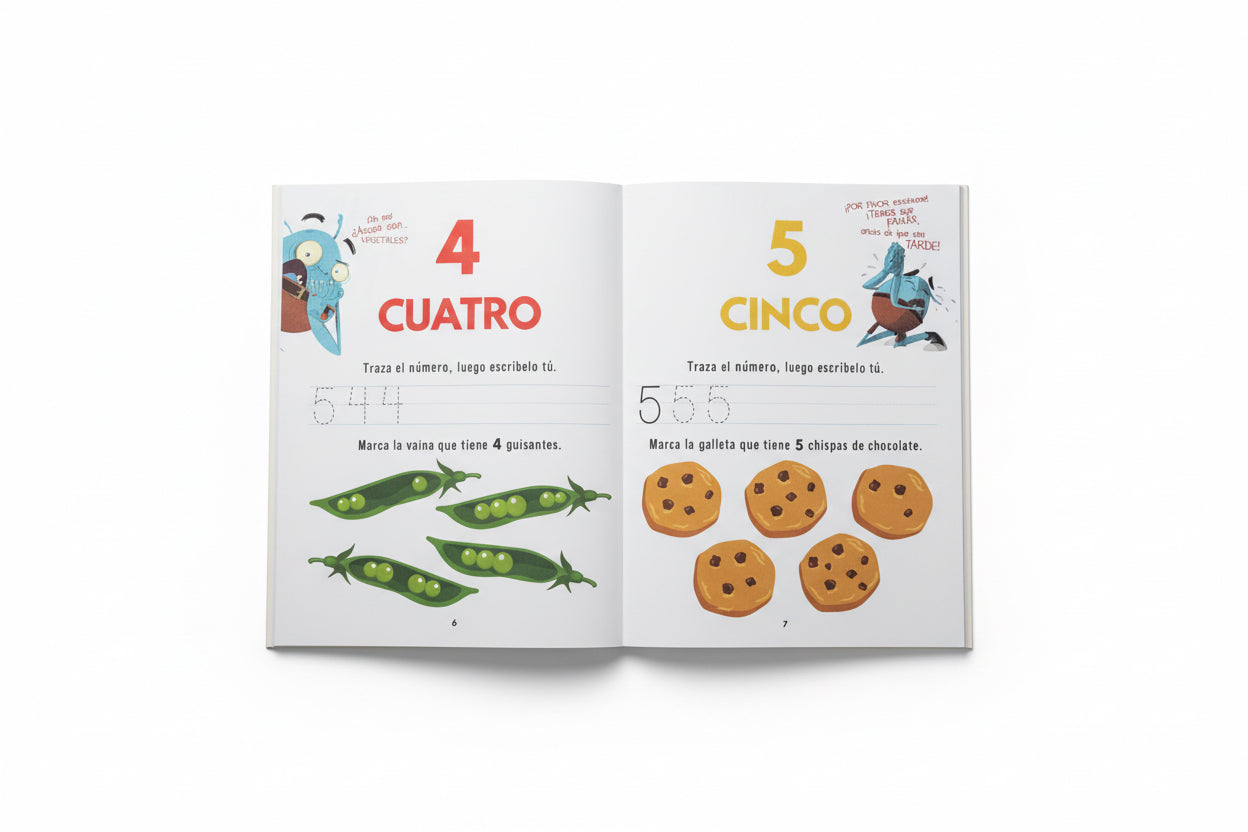 Por Favor No Aprendas - Números (Introduce la matemática básica) 4+