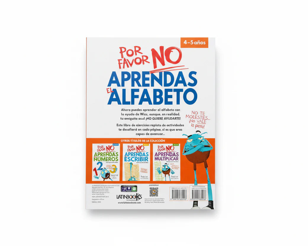 Por Favor no Aprendas - Alfabeto & Números 4-5 años