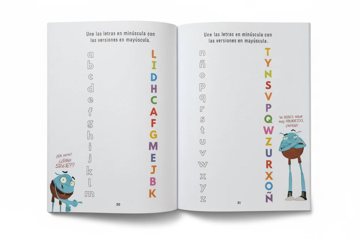 Pack: No aprendas Números & Abecedario (4-5 años)