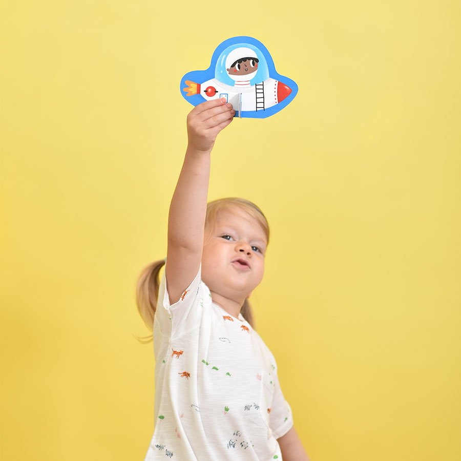 Puzzle Figure it Out Space (20 piezas, 8 figuras cartón) 2+