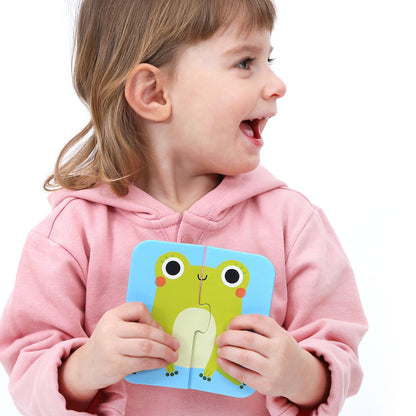 Puzzle On The Go Halves Animals (16 piezas, 8 puzzles) 18M+