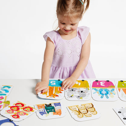 Puzzle Make a Match Number Train (30 piezas) 3+