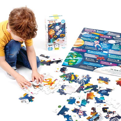 Pack 4 años +:  Puzzles Dinosaurios y Espacio