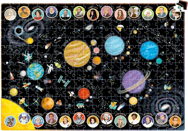 Pack Puzzles X2: Planeta Tierra y Sistema Solar. 6+
